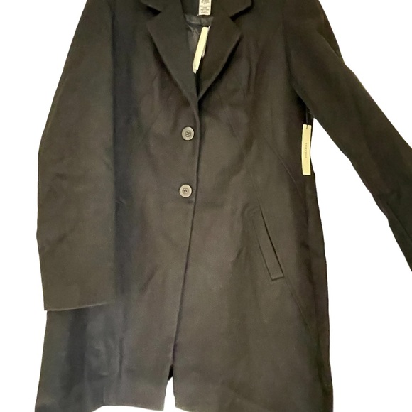 NWT Women’s Vertigo Black Pea Coat XXL - Picture 6 of 9
